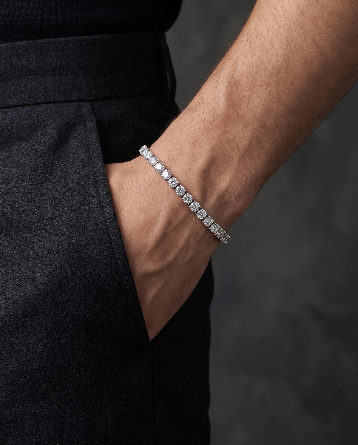 Pulsera Rivière Éclat - 4mm