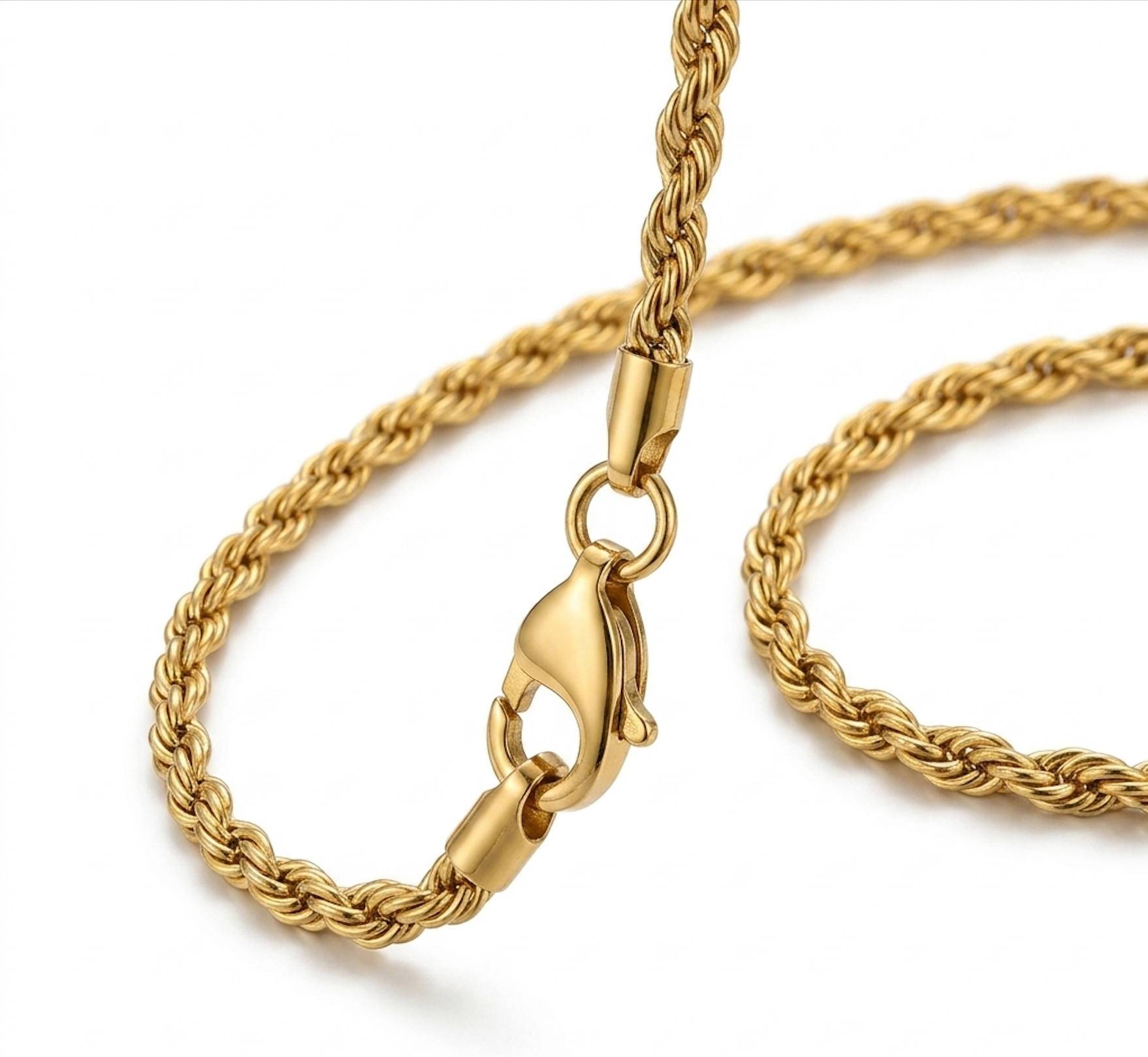 Cadena Trenzada Doré - 18k