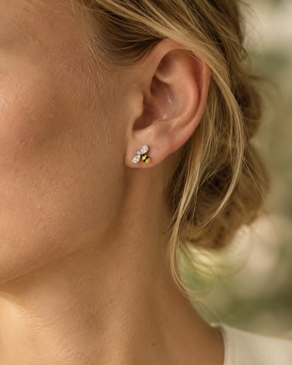 Pendientes Abeille & Marguerite - 925