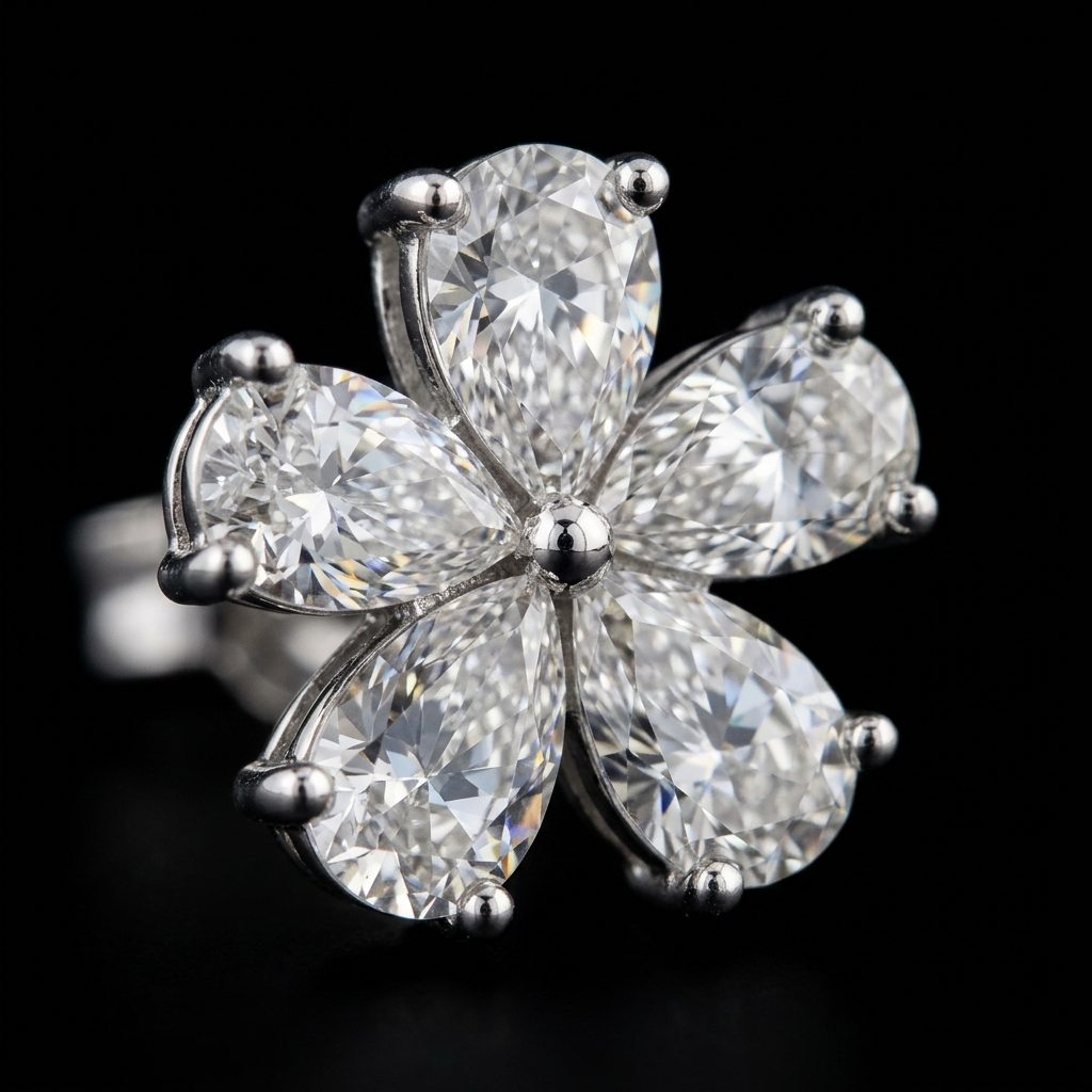 Pendientes Fleur Éclat - 925