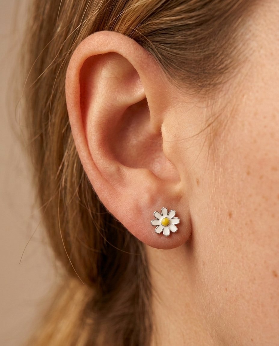 Pendientes Abeille & Marguerite - 925