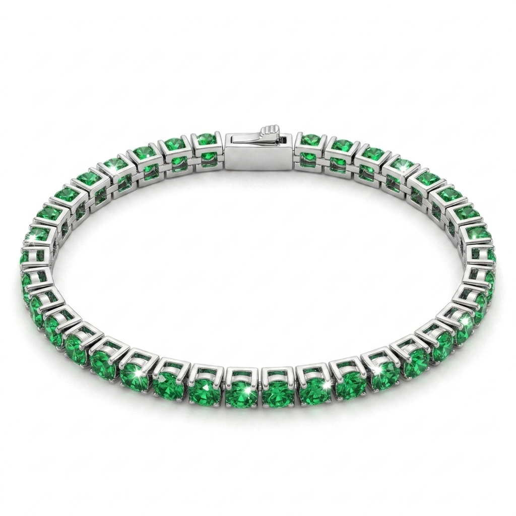 Pulsera Rivière Émeraude - 3mm