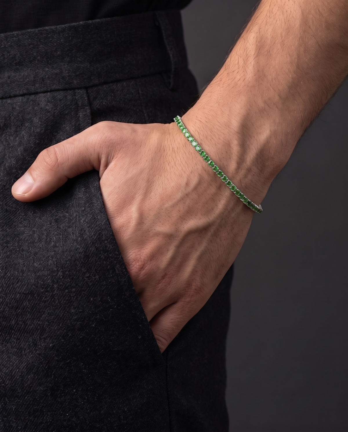 Pulsera Rivière Verdant - 3mm