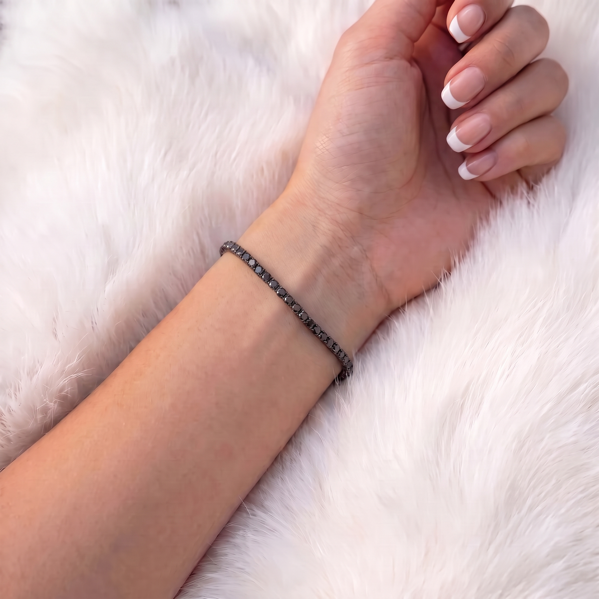 Pulsera Rivière Onyx - 3mm