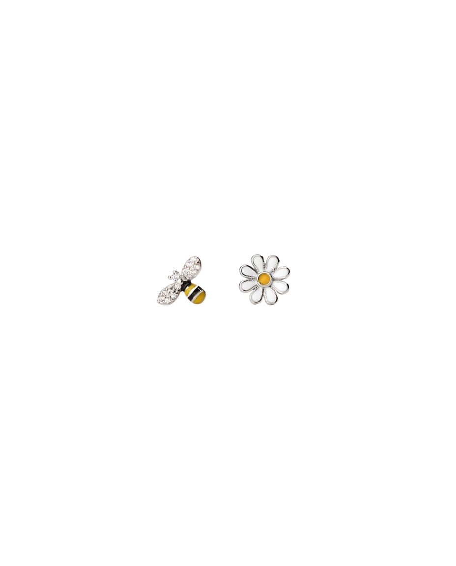 Pendientes Abeille & Marguerite - 925